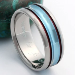 Why Choose Blue Titanium Wedding Rings?