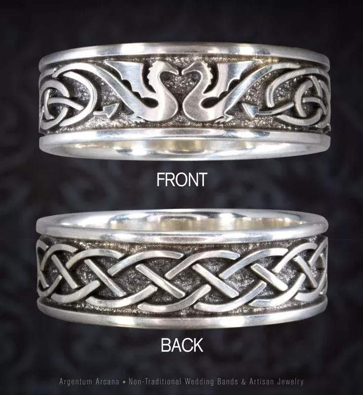 Sejarah dan Makna di Balik Celtic Dragon Wedding Ring