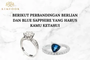 Kelebihan Blue dan Putih Berlian Cincin Pernikahan