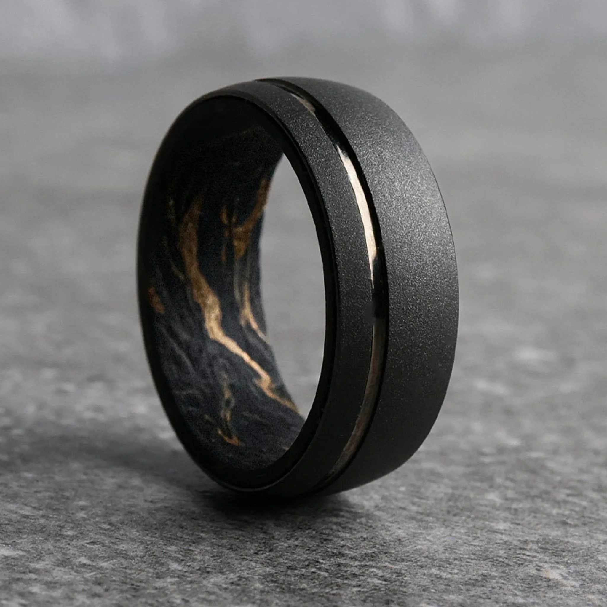 Kelebihan Carbon Fiber Mens Wedding Ring