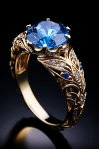 Sejarah Blue Wedding Rings for Women
