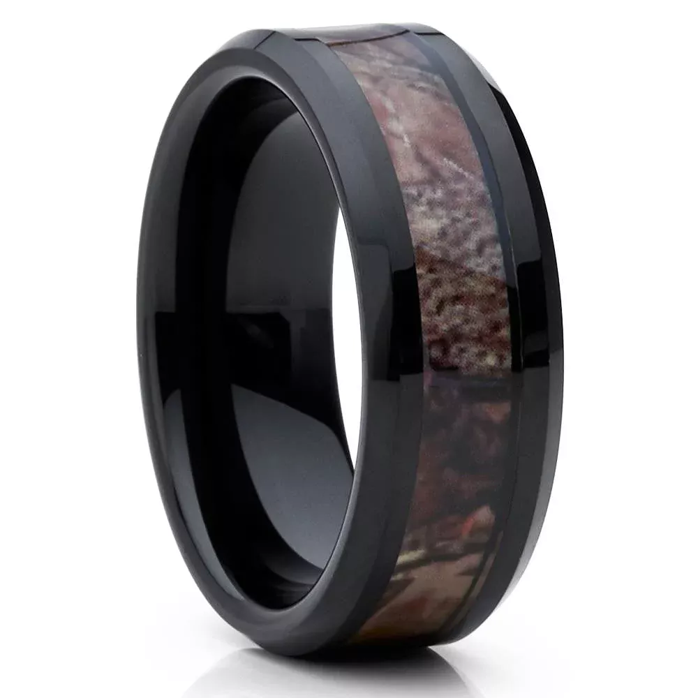 Ciri-Ciri Camo Wedding Rings Tungsten