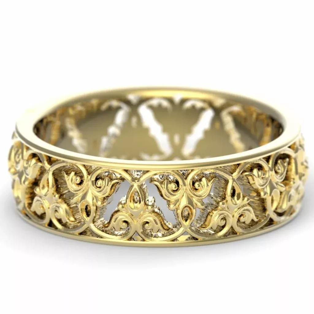 Kelebihan Art Nouveau Wedding Rings