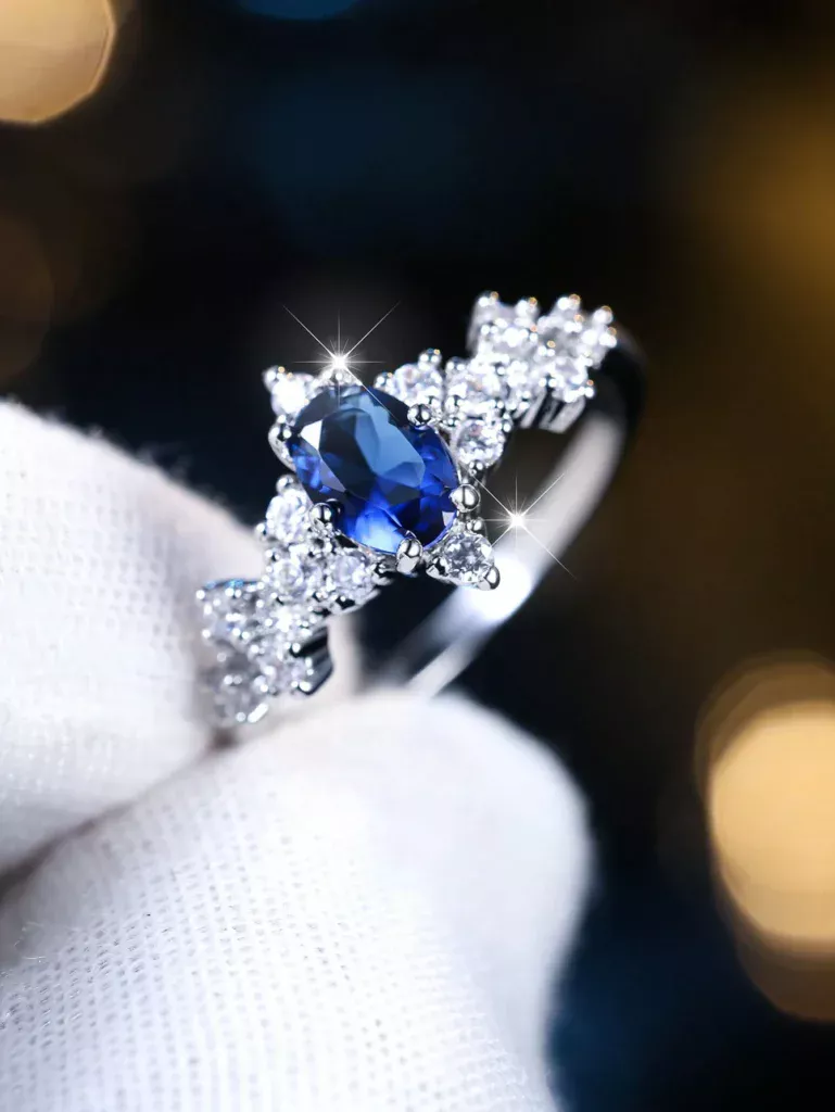 Kelebihan Blue Wedding Rings for Women