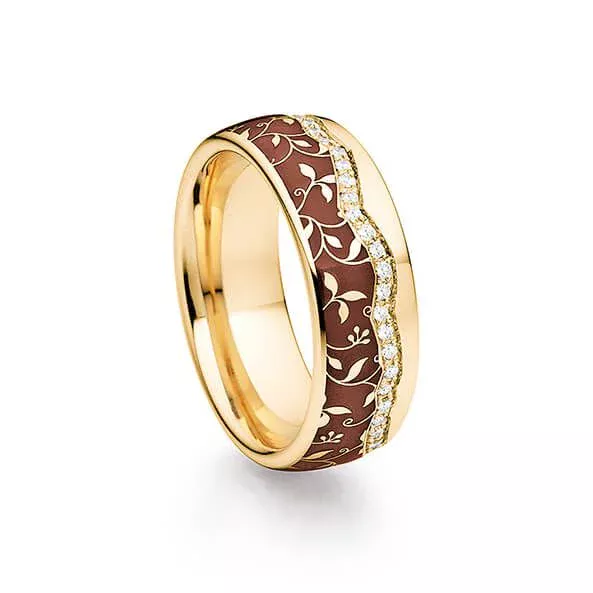 Kelebihan Brown Wedding Ring Men