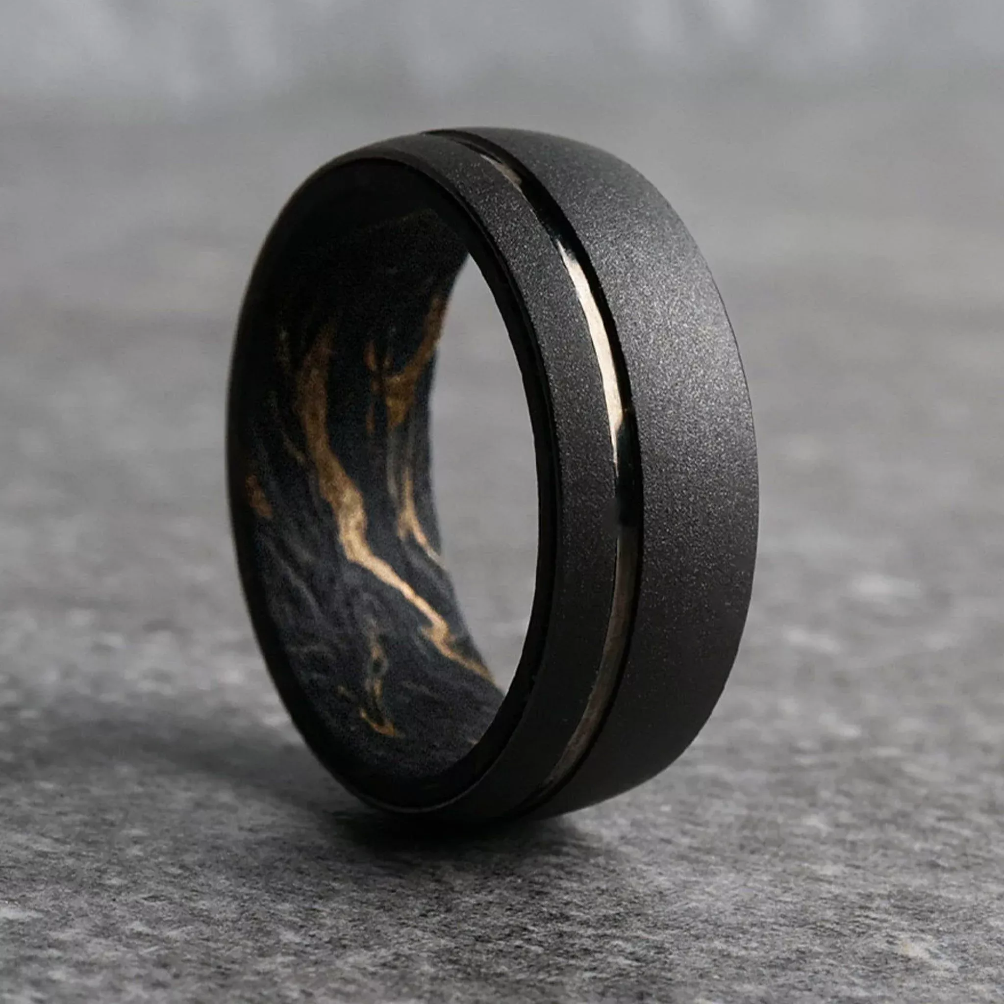 Kelebihan Carbon Fiber Mens Wedding Ring