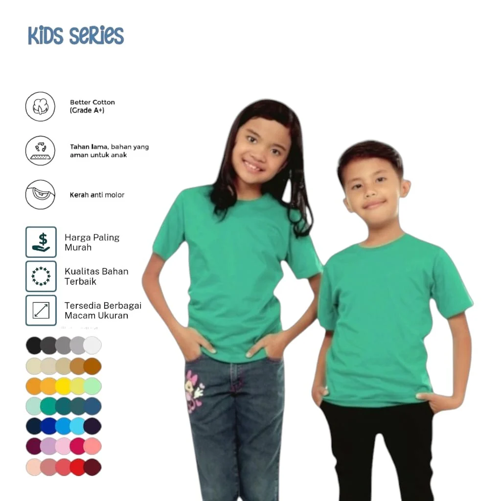 Kaos Polos Anak SD: Pilihan yang Tepat untuk Anak-Anak