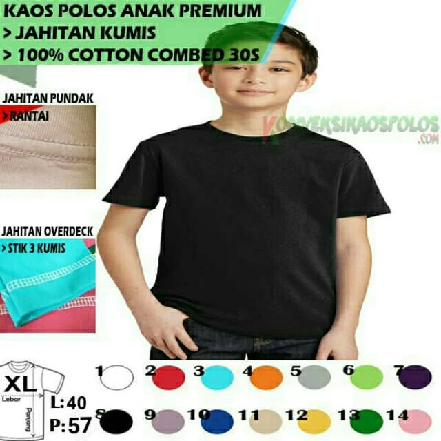 Kelebihan dan Kekurangan Kaos Polos Anak SD