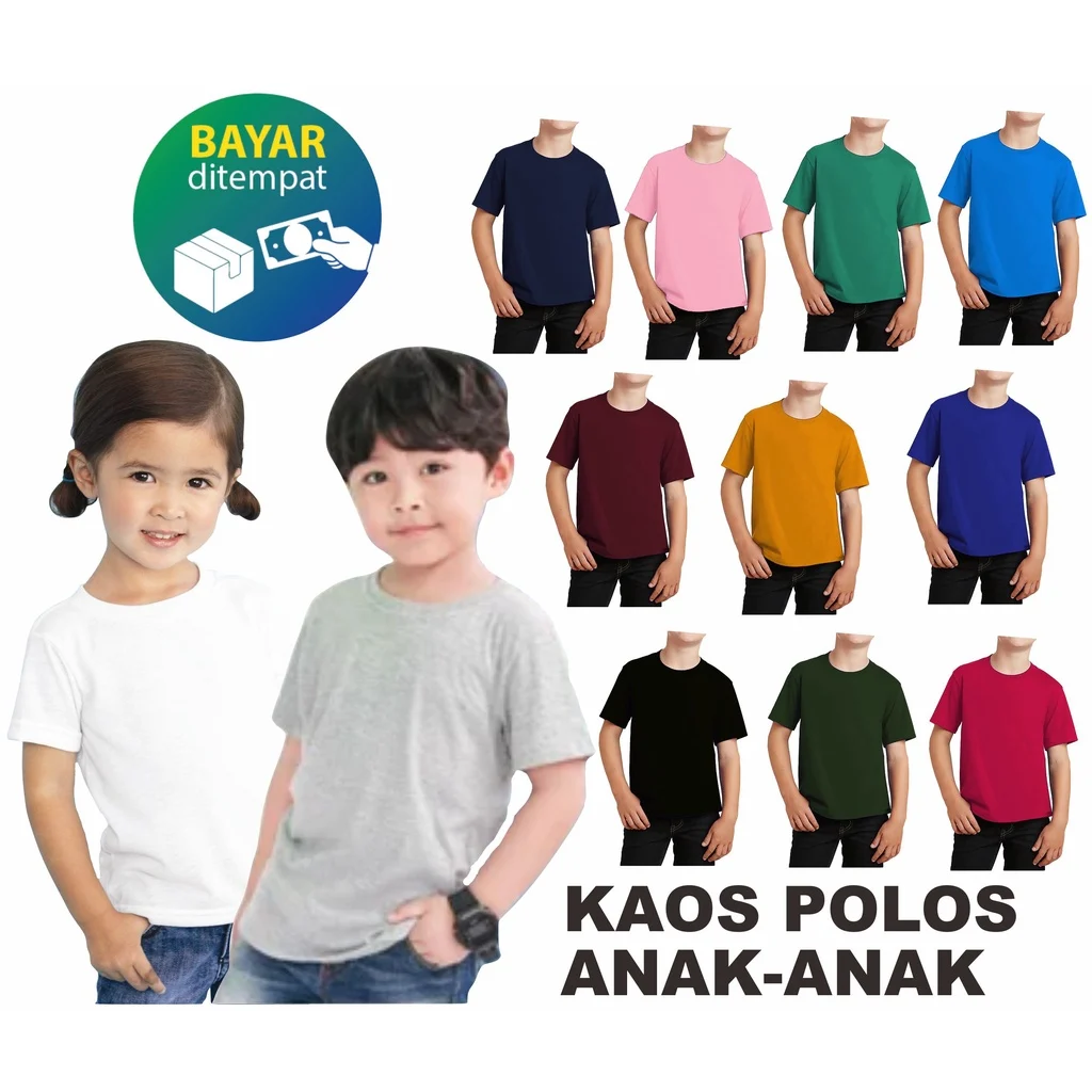 Kaos Polos Anak: Kelebihan dan Kekurangan