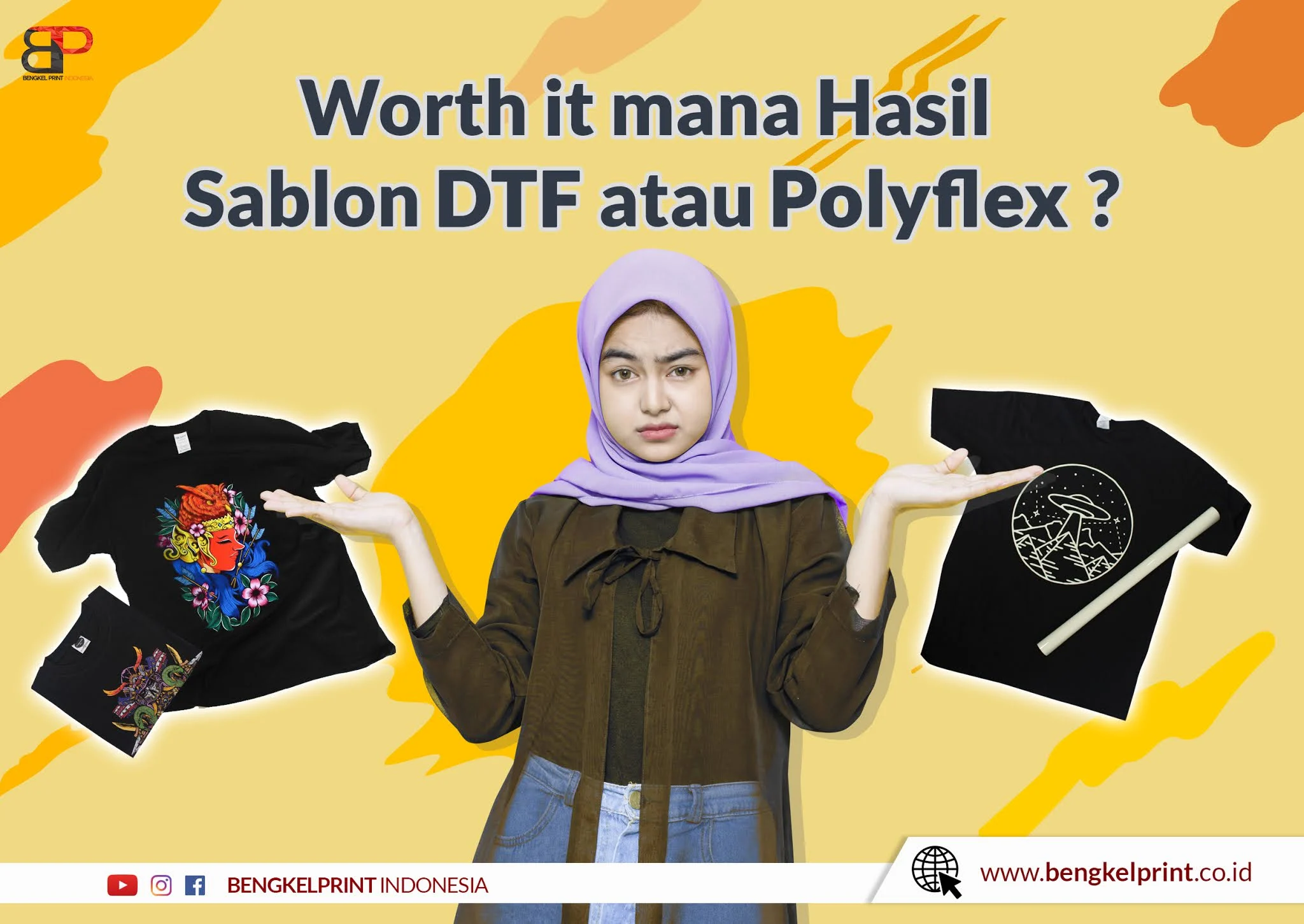Kelebihan dan Kekurangan Sablon Kaos Polyflex