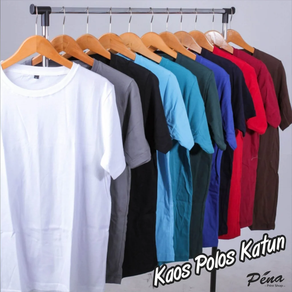 Kelebihan Kaos Polos Katun